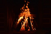 Campfire aesthetic background. Free public domain CC0 photo.