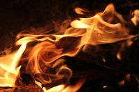 Fire photo. Free public domain CC0 image.