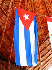 Cuban flag. Free public domain CC0 image.