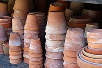 Plant pots. Free public domain CC0 photo