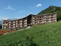 Hotel house residential complex. Free public domain CC0 image.