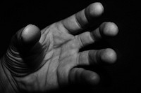 Open hand, close up. Free public domain CC0 photo.