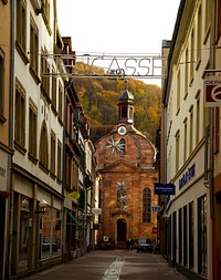 Heidelberg Old Town, Germany photo. Free public domain CC0 image.