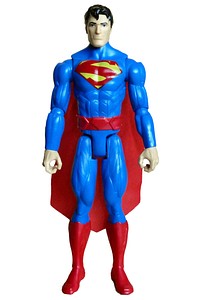 Superman, toy figurine. Location unknown, date unknown