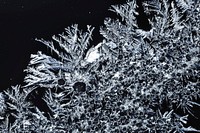 Closeup on ice crystals. Free public domain CC0 image. 