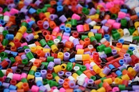 Colorful beads. Free public domain CC0 photo.