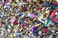 Paris key lock bridge, France. Free public domain CC0 image.