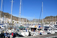 Yacht marina in Canary Islands. Free public domain CC0 photo.