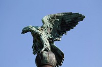 Griffin statue. Free public domain CC0 photo.