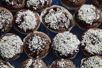 Chocolate muffin. Free public domain CC0 photo.