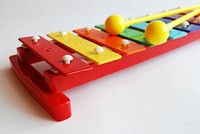 Colorful xylophone for kids. Free public domain CC0 photo.