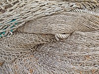 Fishing nets close up. Free public domain CC0 photo.