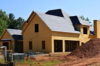 New house construction. Free public domain CC0 photo.