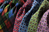 Neckties.  Free public domain CC0 photo.