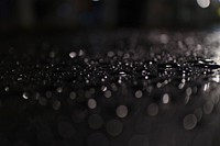 Rainy days and bokeh light photo. Free public domain CC0 image.