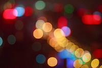 Bokeh lights. Free public domain CC0 image.