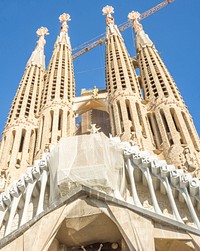 Sagrada Familia in Barcelona. Free public domain CC0 image.