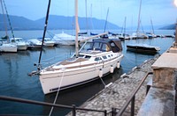 Yachts docking at marina. Free public domain CC0 photo.