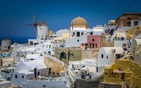 Santorini, Greece. Free public domain CC0 image.