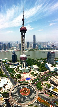 Cityscape building in Shanghai. Free public domain CC0 photo.
