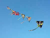 Kite in the sky. Free public domain CC0 photo.