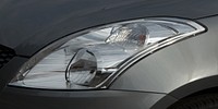 Car headlight. Free public domain CC0 photo.