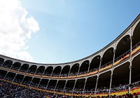 Bull fighting arena in Spain. Free public domain CC0 photo.