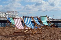 Beach chair. Free public domain CC0 image.