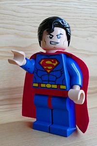 Superman Lego character figurine. Location unknown - Nov. 30, 2015