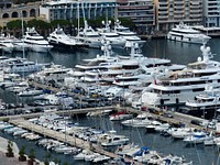 Yachts docking at marina. Free public domain CC0 photo.