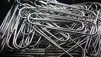 Paper clip, stationery tool. Free public domain CC0 image