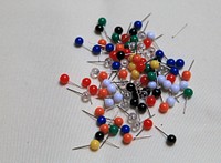Colorful pin. Free public domain CC0 photo.