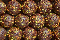 Chocolate cake pop ball. Free public domain CC0 photo.