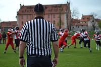 American football referee. Free public domain CC0 photo.