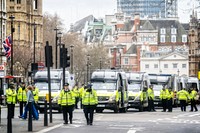 Resign David Cameron protest in London, UK - 9 April 2016
