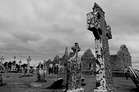 Celtic graveyard. Free public domain CC0 photo.