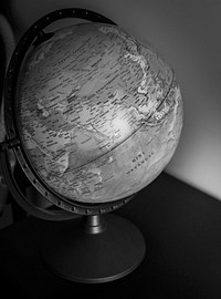 Globe model. Free public domain CC0 photo.