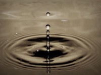 Waterdrop. Free public domain CC0 image.