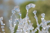 Close up on water splash. Free public domain CC0 image.