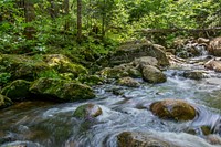 Beautiful waterfall. Free public domain CC0 image.