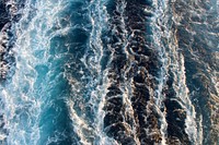 Crashing water waves close up. Free public domain CC0 photo.