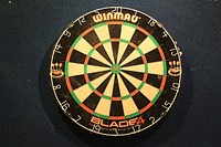 Dart board game. Free public domain CC0 photo.