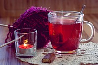 Roobois red tea in cup. Free public domain CC0 photo.