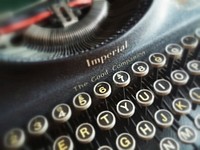 Imperial, The Good Companion typewriter. Location unknown - Jan. 26, 2016