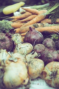 Fresh organic vegetables. Free public domain CC0 image