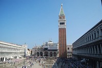 San Marco Square, Venice, Italy. Free public domain CC0 photo.