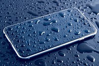 Free wet phone image, public domain CC0 photo.