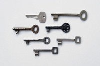 Free close up door keys image, public domain CC0 photo.