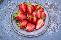 Free strawberries  image, public domain fruit CC0 photo. 