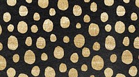 Gold polka dots HD wallpaper, animal texture background